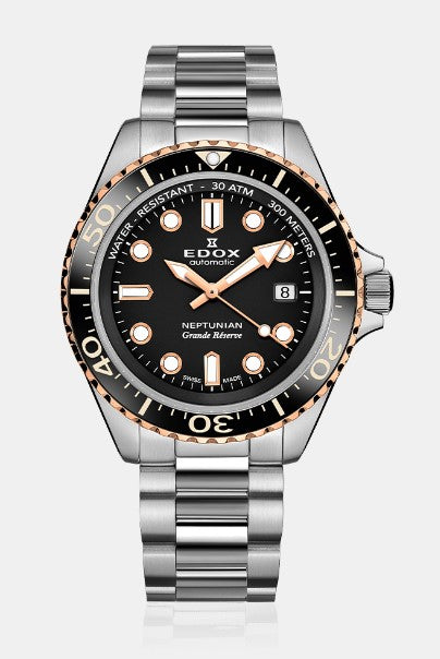 EDOX Neptunian GRANDE RÉSERVE DATE AUTOMATIC 80801-3NRM-NIR