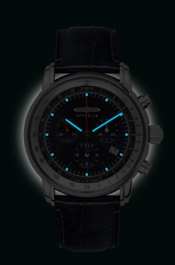Zeppelin Herrenuhr Quarz Chronograph 8888-3