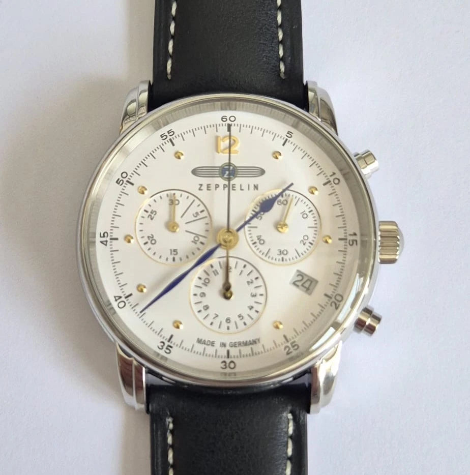 zeppelin-uhr-barcelona-chrono-weises-zifferblatt-juwelier-risch