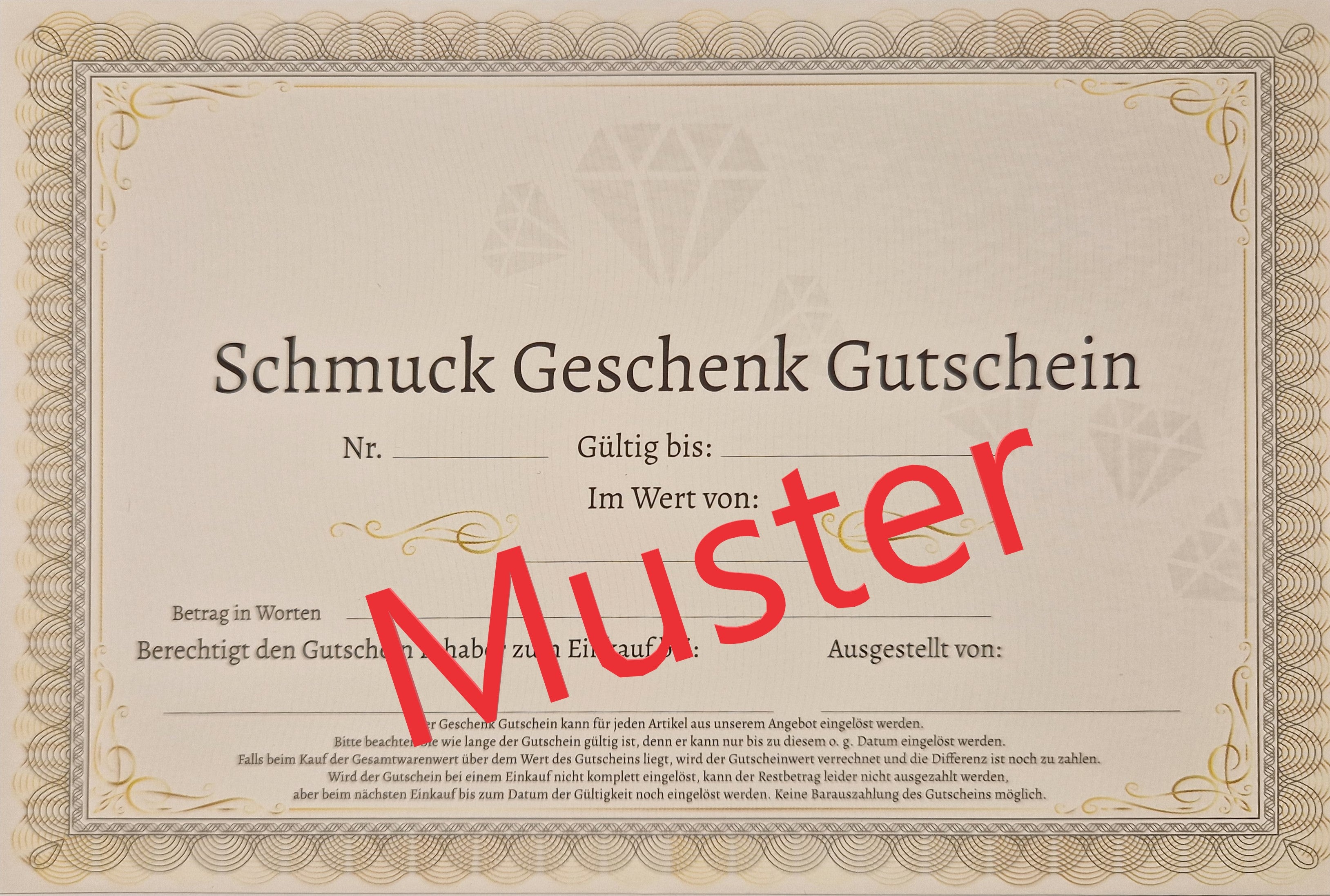 Juwelier Risch GESCHENKGUTSCHEIN