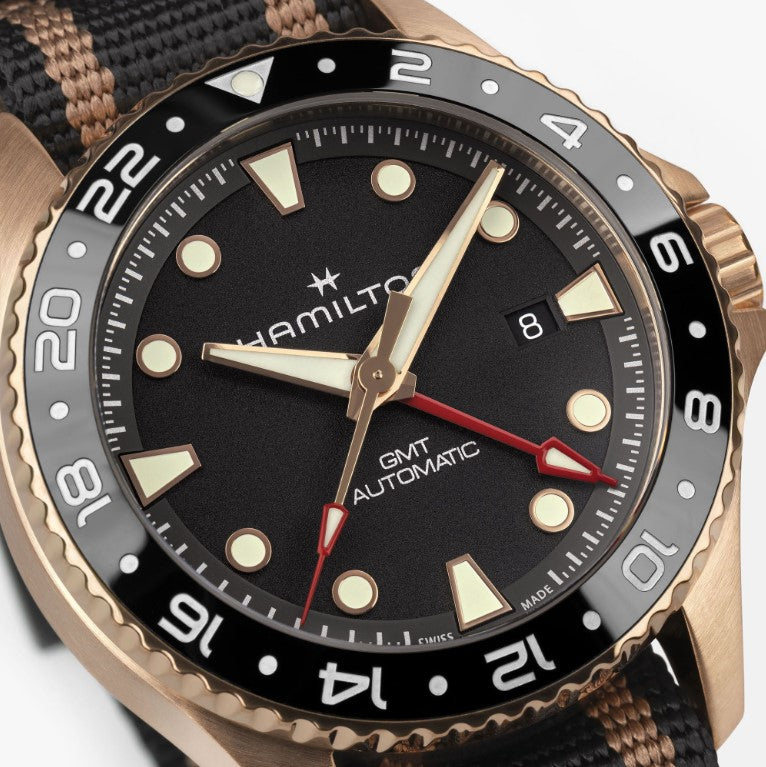 Khaki Navy Scuba Automatic GMT