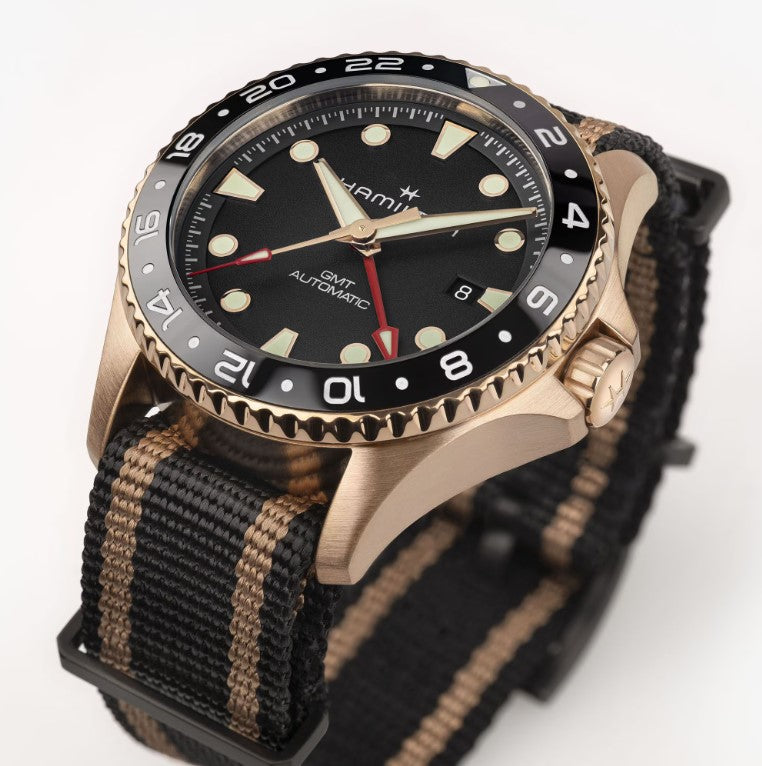 Khaki Navy Scuba Automatic GMT