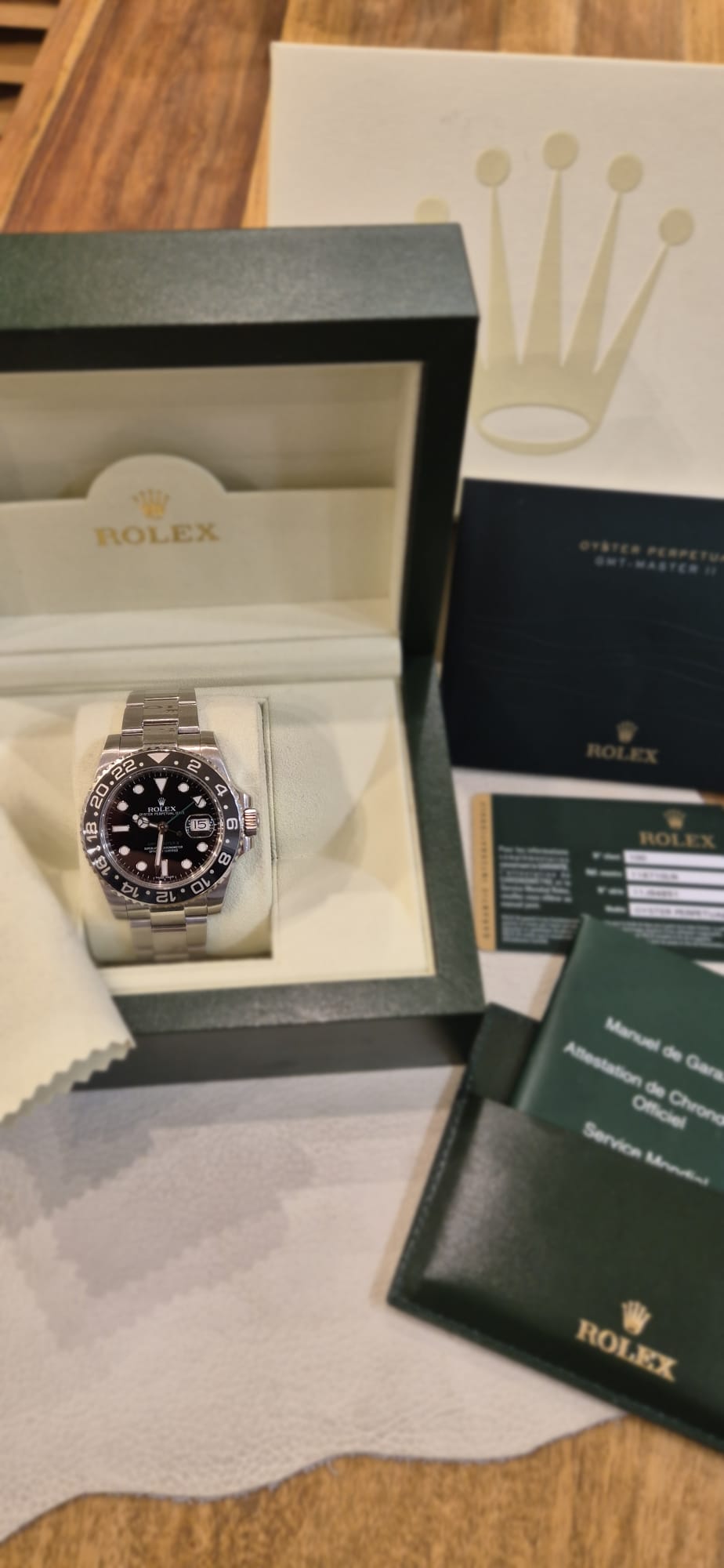 Rolex GMT Master II Modell 116710LN