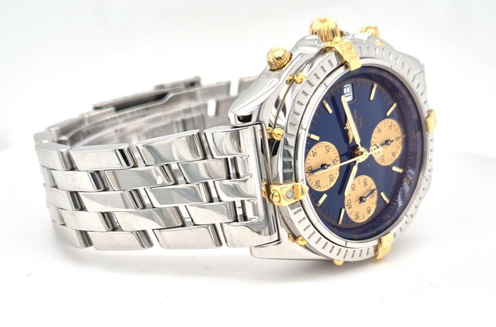 Breitling Chronograph Stahl/Gold 18kt – Juwelier Risch