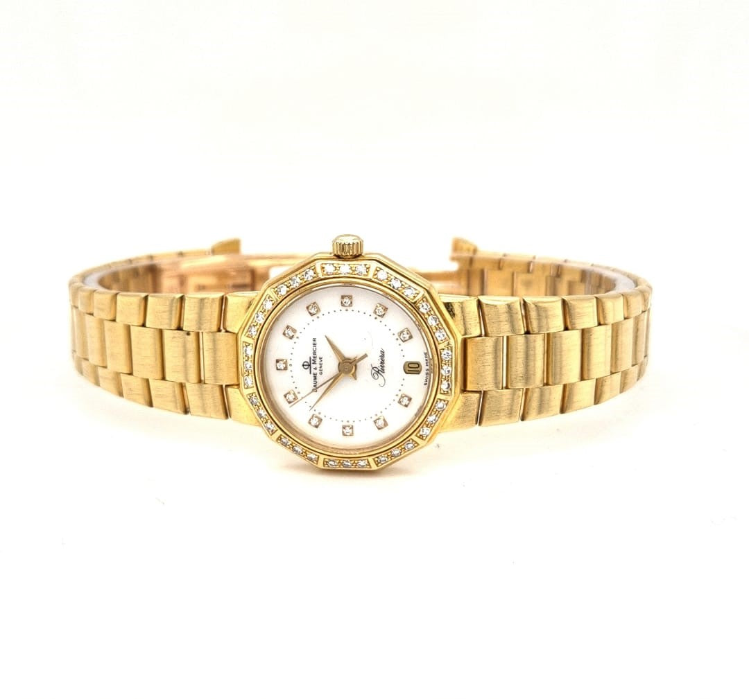golduhr-baume mercier-damen-brillanten-quarz-juwelier risch