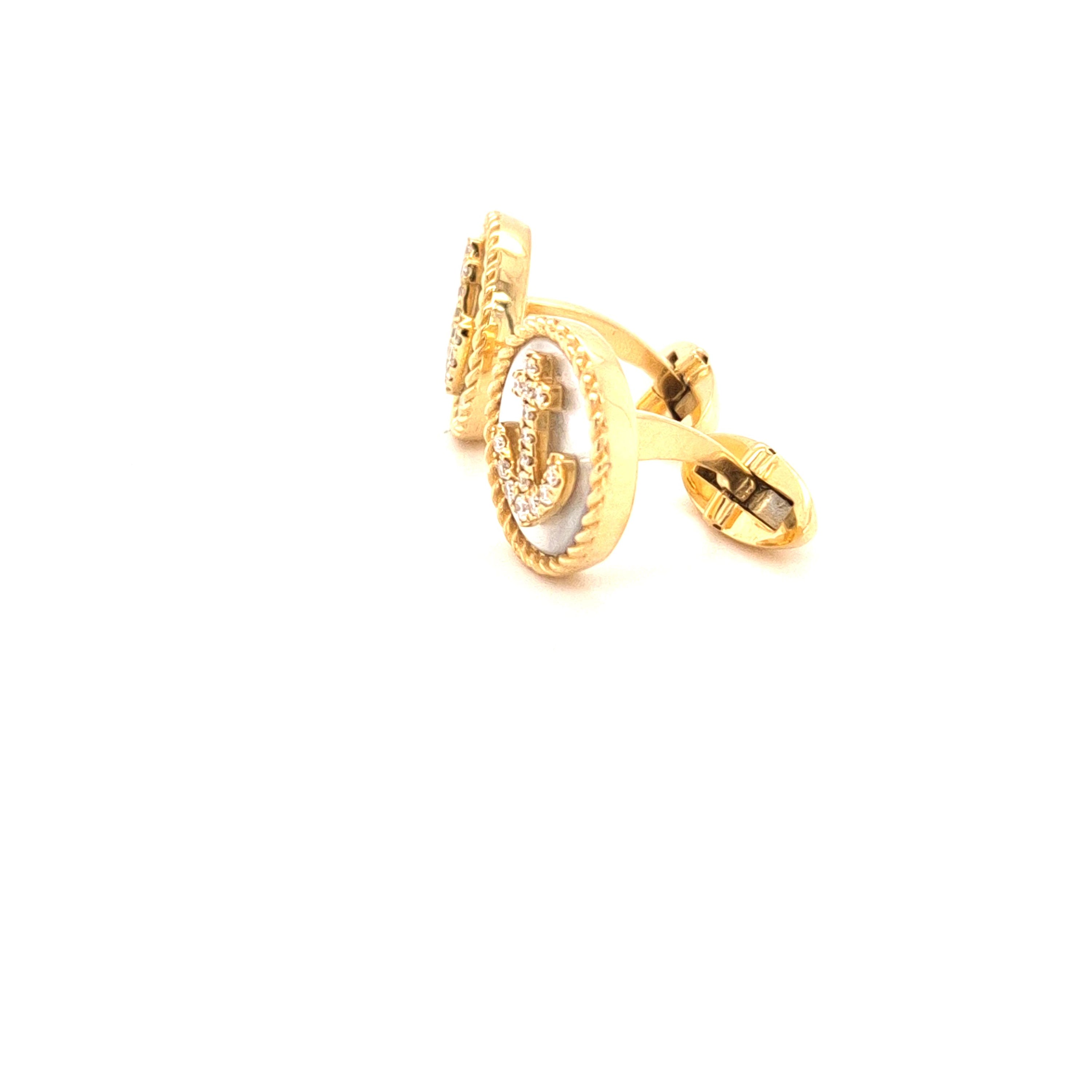 manschettenknoepfe-gelbgold-brillanten-perlmut-juwelier risch