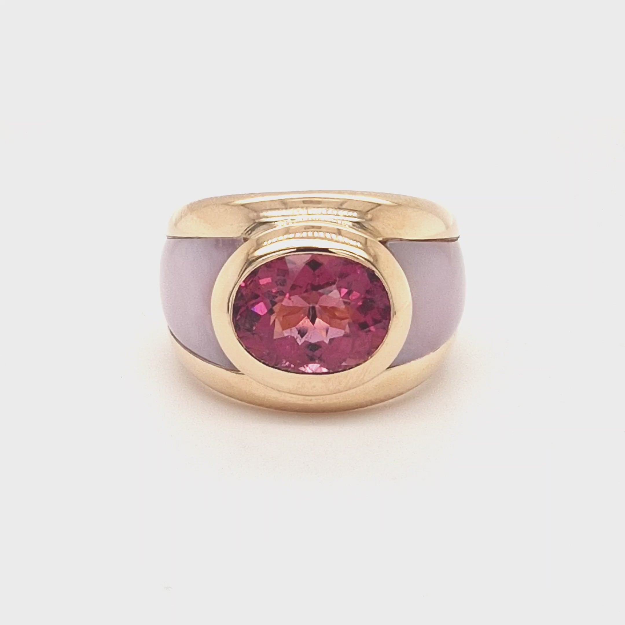 Pink Turmalin Ring