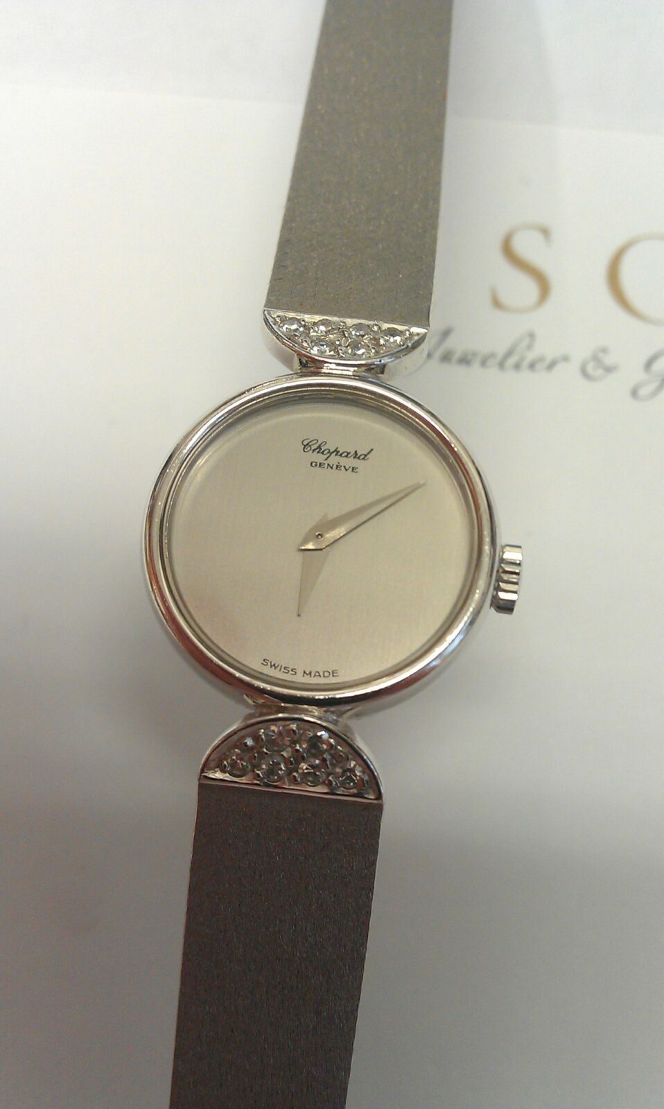 Chopard Damenuhr Weißgold