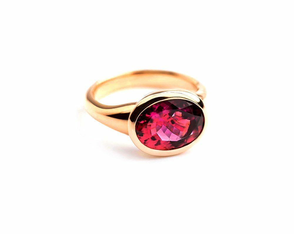 Pink Turmalin Ring