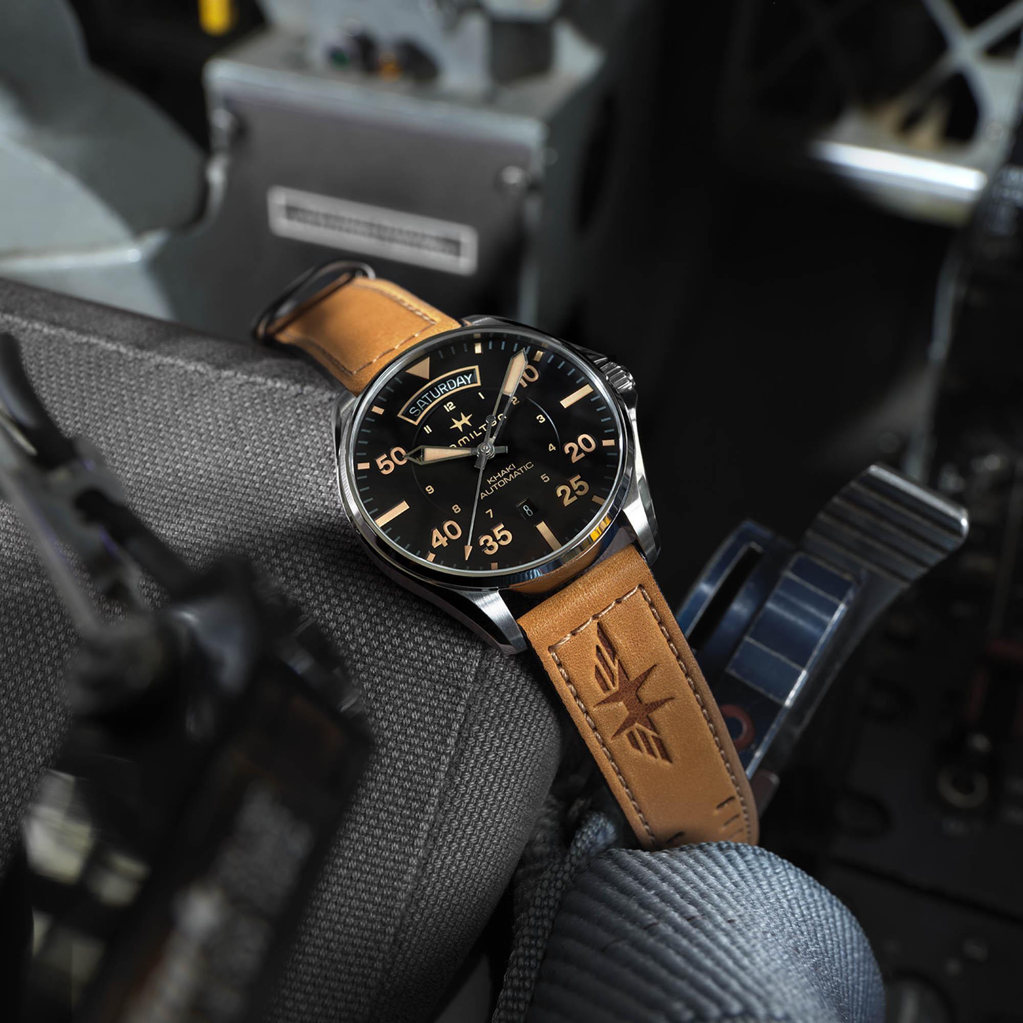 Hamilton Khaki Aviation Day Date Auto