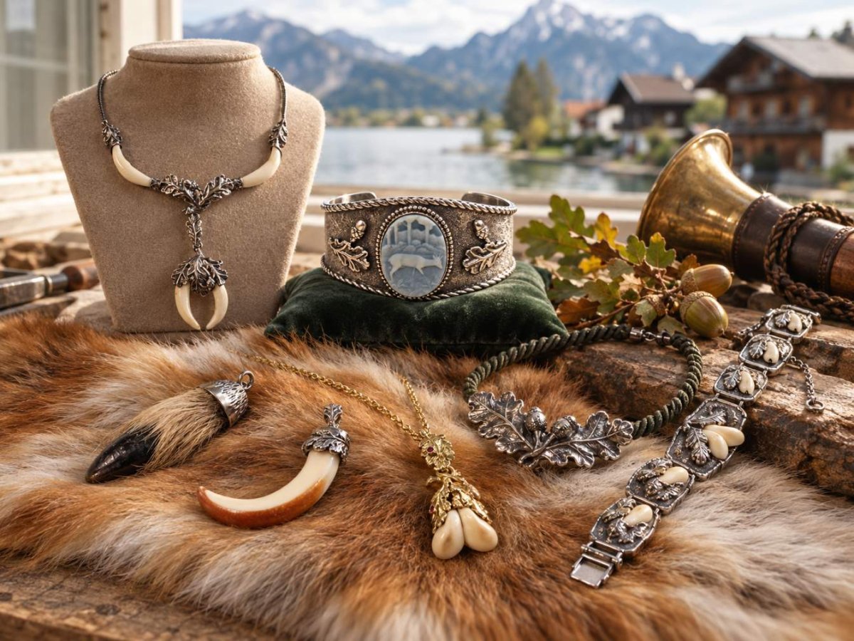 Jagdschmuck am Tegernsee: Ringe, Anhänger und Broschen