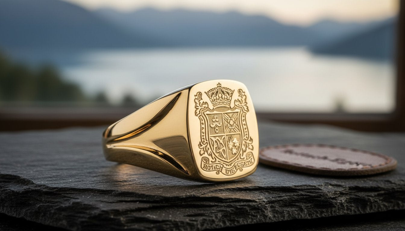 Siegelring Herren Gold Individuell: Meisterstücke aus der Goldschmiede
