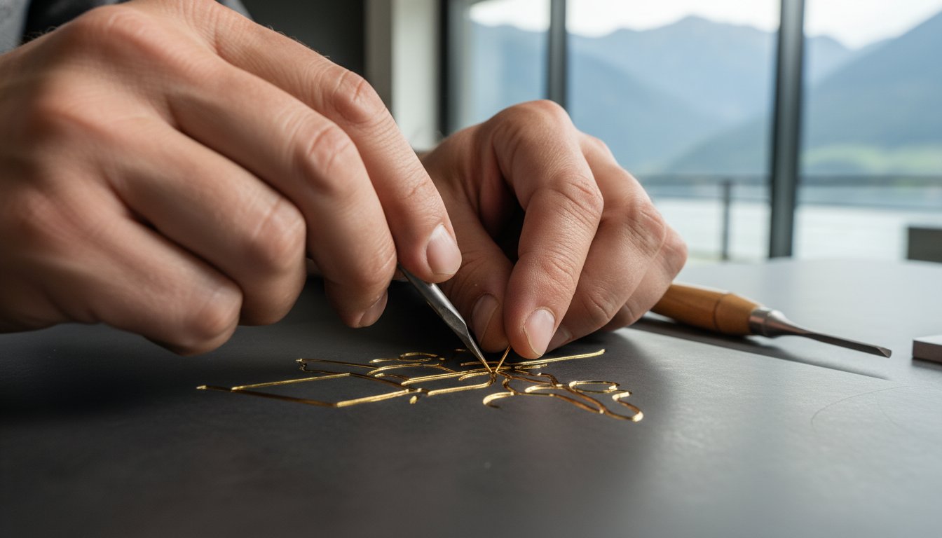 Gold tauschieren: Exklusive Veredelung für Unikate