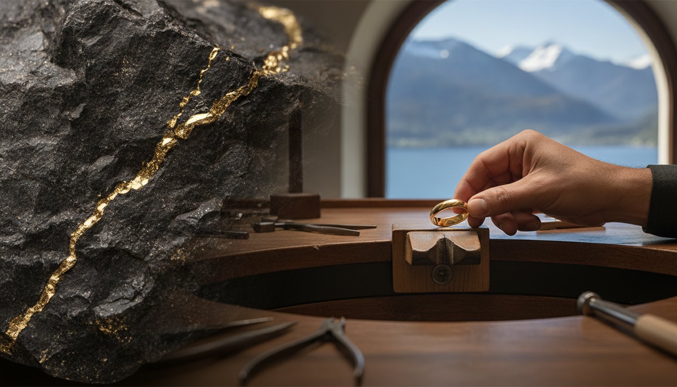 Goldgewinnung unter Tage: Vom Bergwerk zum Schmuckstück