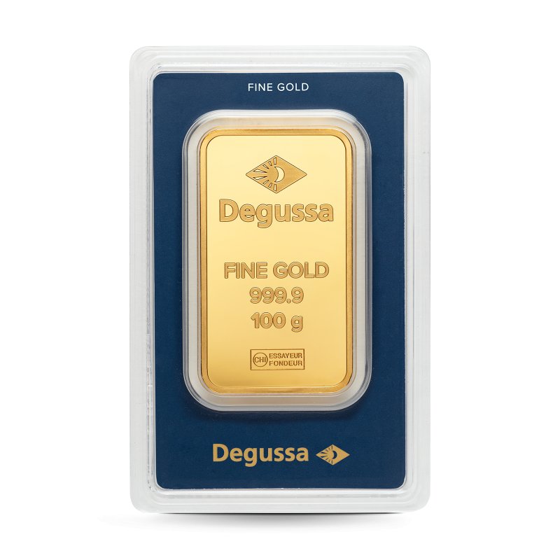 100g Feingoldbarren von deutscher Scheideanstalt