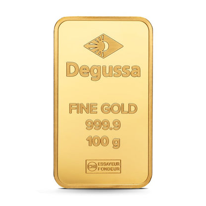 100g Feingoldbarren von deutscher Scheideanstalt