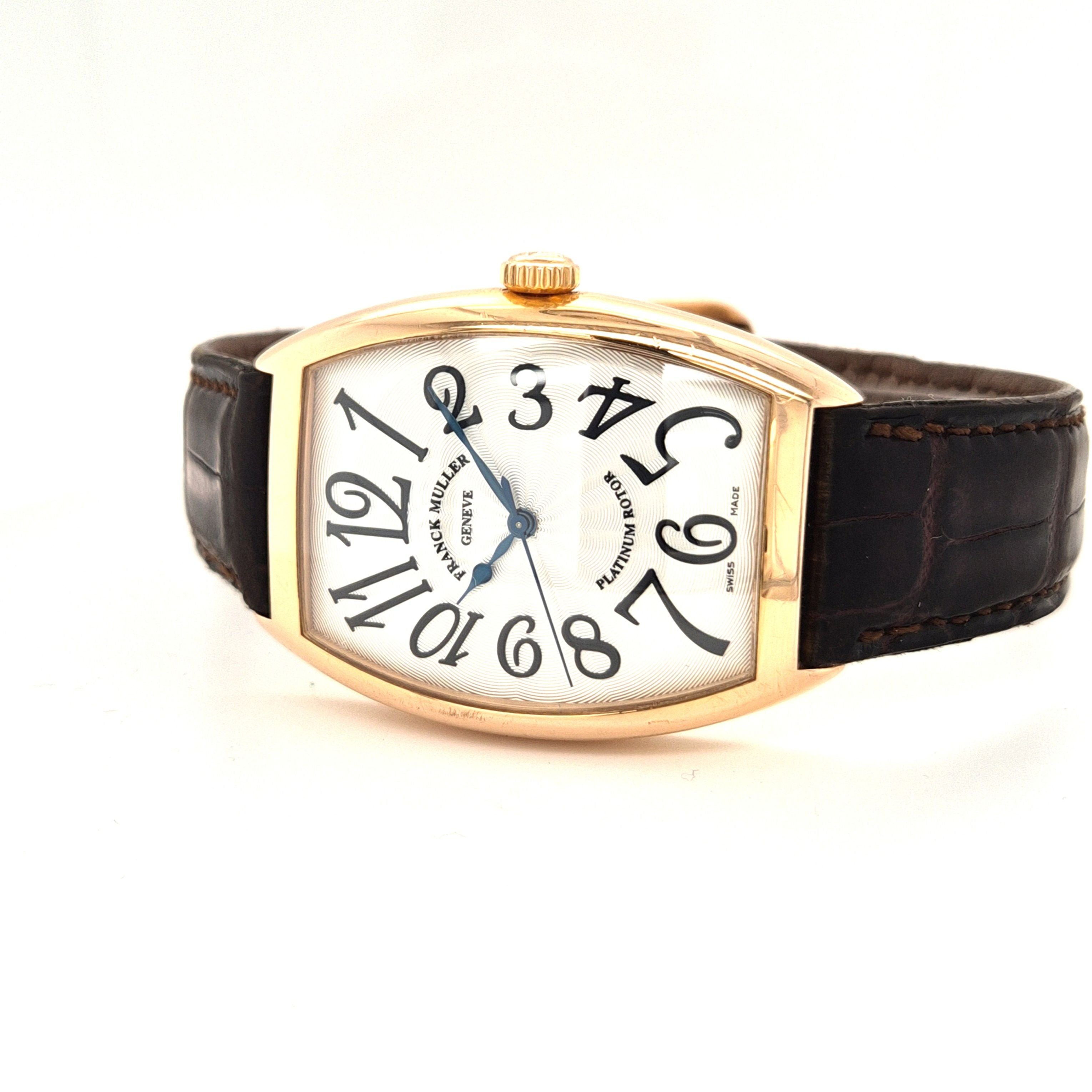 Franck Muller &quot;Cintrée Curvex&quot; 18kt Roségold Vintage Uhr