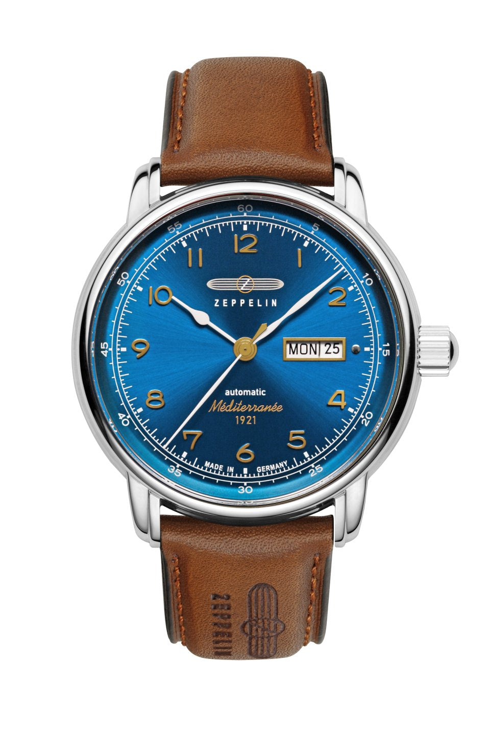 zeppelin-uhr-automatik-blaues-zifferblatt-day-date-lederband-juwelier-risch
