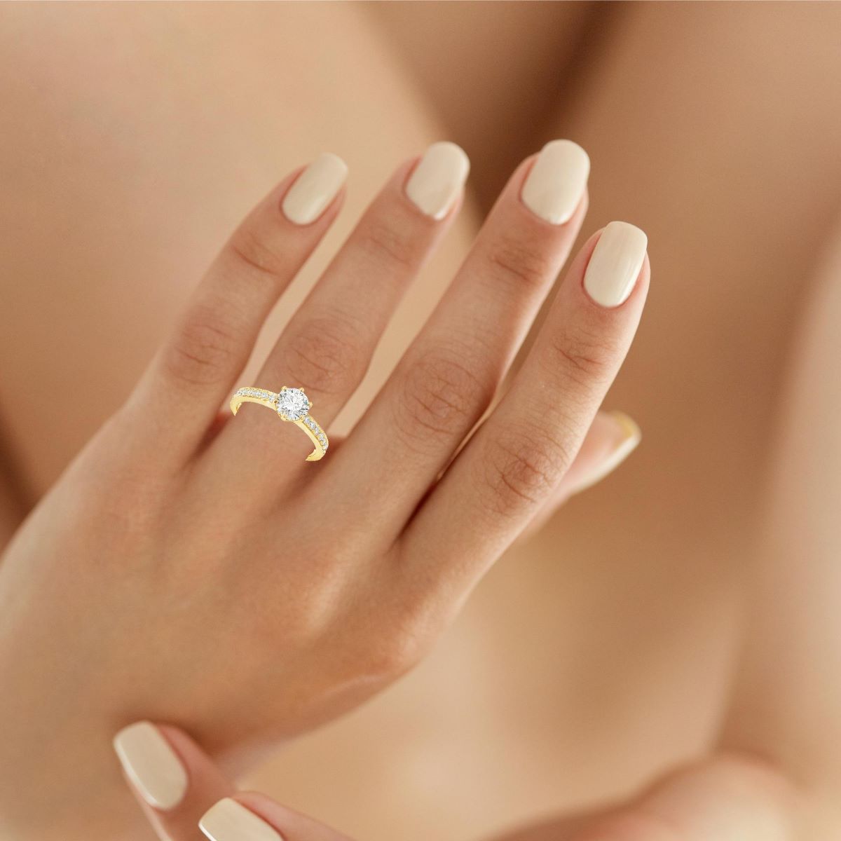 Brillant Ring 18kt Gelbgold