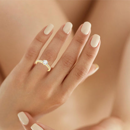 Brillant Ring 18kt Gelbgold