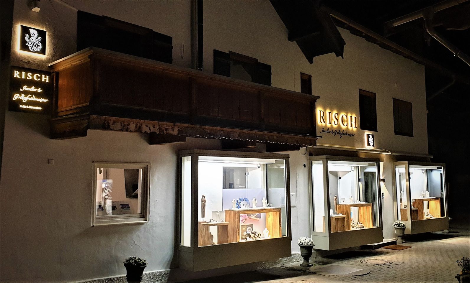 Schaufensteransicht Juwelier Risch Rottach-Egern am Tegernsee