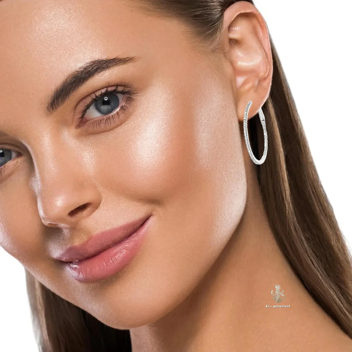 Creole-an-Frauenohr-brillanten-juwelier-risch