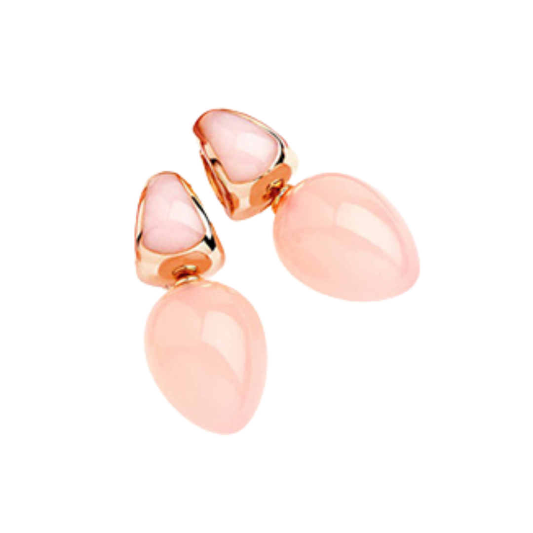 Pink Opal Creolen
