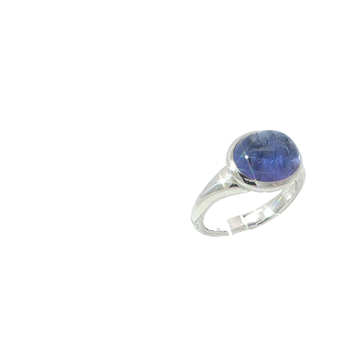 Ring-tansanit-blauviolett-Cabouchon-auf-ringschiene-weissgold-juwelier-risch
