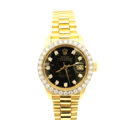 Rolex, Lady-Datejust 18kt Gold