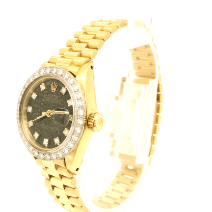 Rolex, Lady-Datejust 18kt Gold