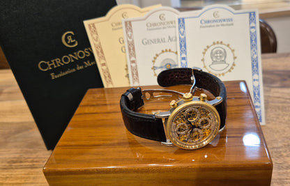 chronoswiss-uhr-stahl-gold-skelettiert-lederband-full set-juwelier risch