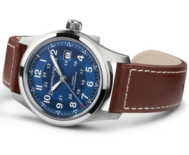 h70605540-hamilton-automatik-uhr-10bar wasserdicht-blaues zifferblatt-datum-quer-gangreserve 80 Std.-juwelier risch
