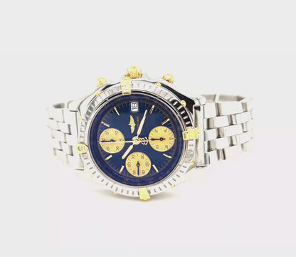 Breitling Chronograph Stahl/Gold 18kt