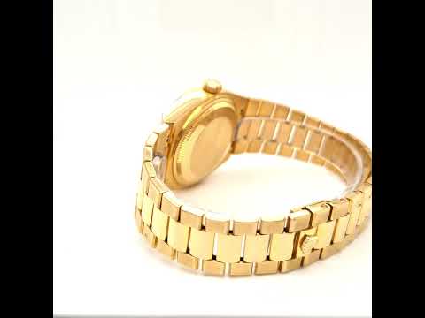 rolex-day-date-herrenuhr-gold-18k-quarz-vintage-gelegenheit-juwelier risch-video
