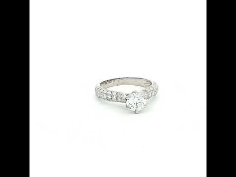 Brillant Ring 18kt Weißgold