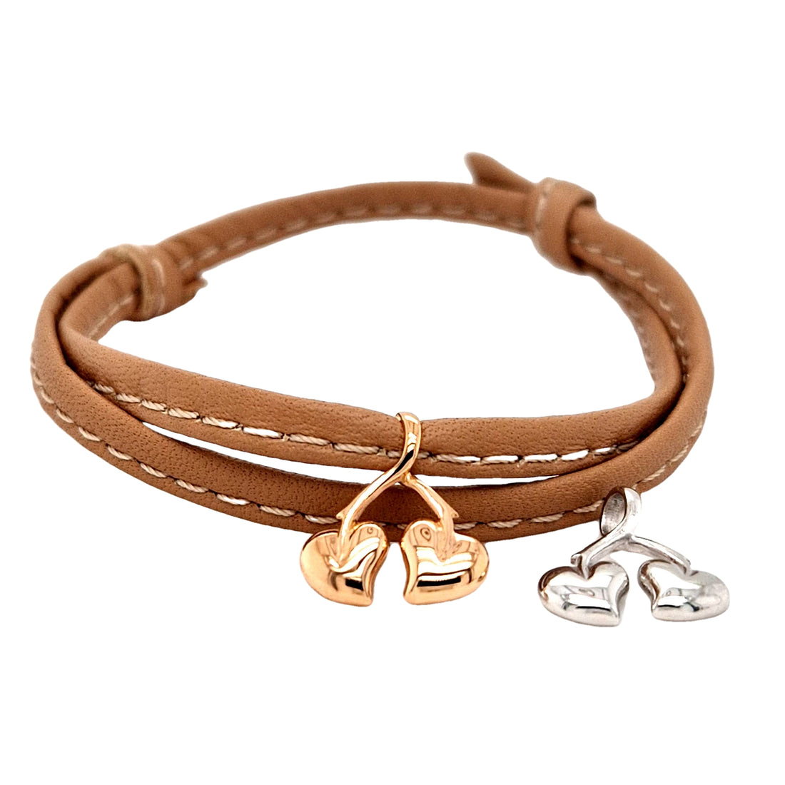 seelaub-gold-auf lederband-juwelier-risch