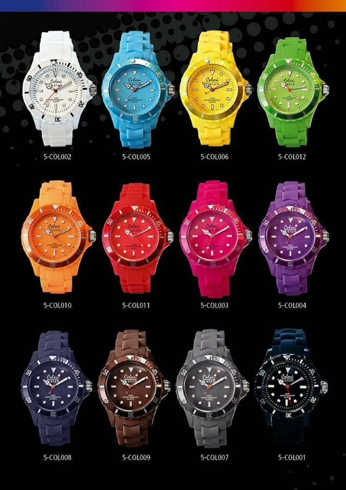 Colori Watch mit Steinen