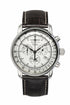 Zeppelin Uhr Chrono mit silbernem Zifferblatt  und Alarmfunktion